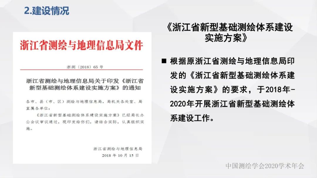 浙江省新型基礎測繪與公共服務體系建設實踐與探索 浙江省新型基礎測繪與公共服務體系建設實踐與探索