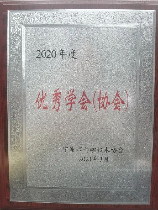 寧波市測繪與地理信息學(xué)會(huì)獲評(píng)寧波市科協(xié)2020年度“優(yōu)秀學(xué)會(huì)”