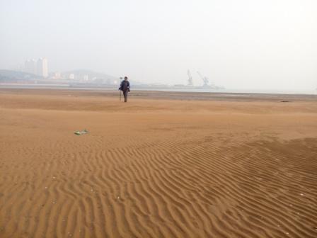 岸灘測量（中海達華星A10+單波束HY1601）