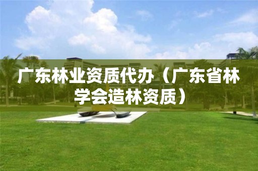 廣東林業(yè)資質(zhì)代辦（廣東省林學(xué)會造林資質(zhì)）