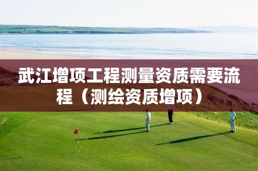 武江增項工程測量資質需要流程（測繪資質增項）