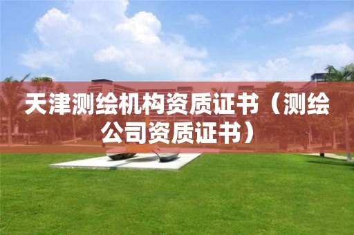 天津測繪機構資質證書（測繪公司資質證書）