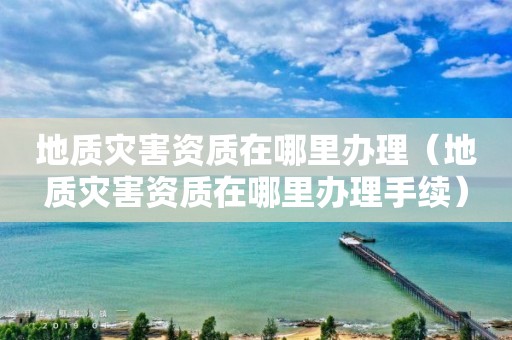 地質(zhì)災(zāi)害資質(zhì)在哪里辦理（地質(zhì)災(zāi)害資質(zhì)在哪里辦理手續(xù)）